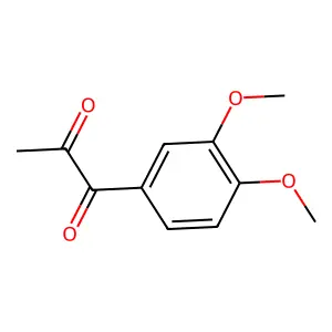 1-(3,4-dimethoxyphenyl)propane-1,2-dione structure