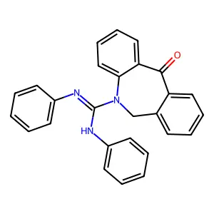 11-oxo-N,N'-diphenyl-6H-benzo[c][1]benzazepine-5-carboximidamide structure