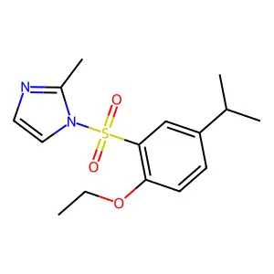 1-(2-ethoxy-5-propan-2-ylphenyl)sulfonyl-2-methylimidazole structure