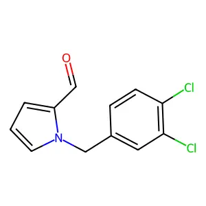 1-[(3,4-dichlorophenyl)methyl]pyrrole-2-carbaldehyde structure