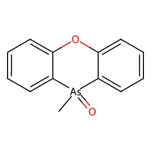 10-methylphenoxarsinine 10-oxide structure