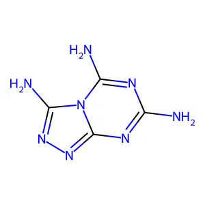 [1,2,4]triazolo[4,3-a][1,3,5]triazine-3,5,7-triamine structure