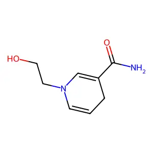 1-(2-hydroxyethyl)-4H-pyridine-3-carboxamide structure