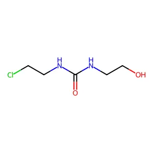 1-(2-chloroethyl)-3-(2-hydroxyethyl)urea structure