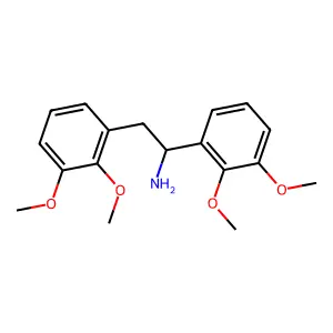 1,2-bis(2,3-dimethoxyphenyl)ethanamine structure