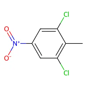 1,3-dichloro-2-methyl-5-nitrobenzene structure