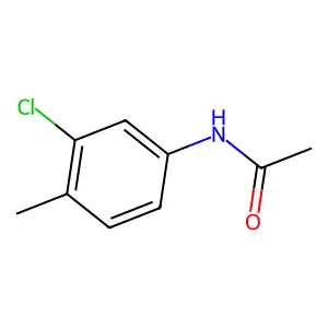 N-(3-Chloro-4-methylphenyl)acetamide structure