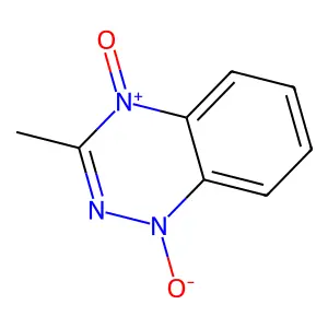 1,2,4-benzotriazine, 3-methyl-, 1,4-dioxide structure