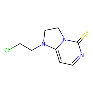 1-(2-chloroethyl)-2,3-dihydroimidazo[1,2-c]pyrimidine-5-thione structure