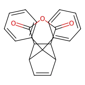 10,10-diphenyl-4-oxatricyclo[5.2.1.02,6]dec-8-ene-3,5-dione structure