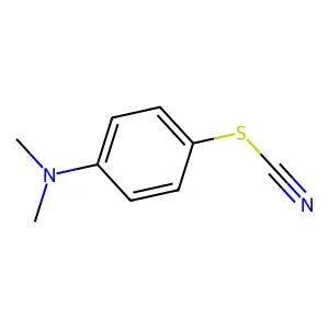 [4-(dimethylamino)phenyl] thiocyanate structure