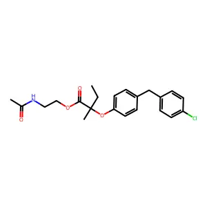 Compound C22H26ClNO4 structure