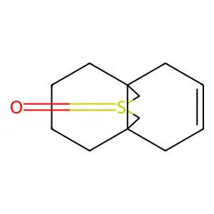 12lambda4-thiatricyclo[4.4.3.01,6]tridec-3-ene 12-oxide structure