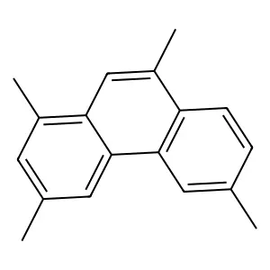 Phenanthren, tetramethyl- structure