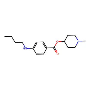 Paridocaine structure