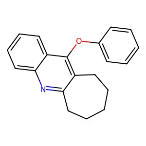11-phenoxy-7,8,9,10-tetrahydro-6H-cyclohepta[b]quinoline structure