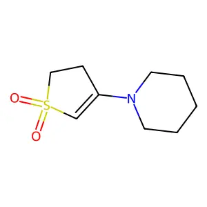 1-(1,1-dioxido-4,5-dihydro-3-thienyl)piperidine structure