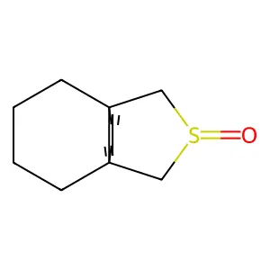 12lambda4-thiatricyclo[4.4.3.01,6]trideca-2,4-diene 12-oxide structure