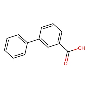 Biphenyl-3-carboxylic acid structure