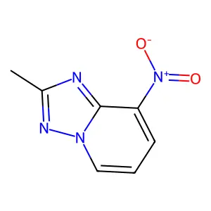 [1,2,4]Triazolo[1,5-a]pyridine, 2-methyl-8-nitro- structure
