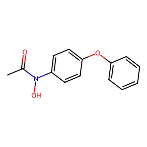 N-Hydroxy-N-(4-phenoxyphenyl)acetamide structure