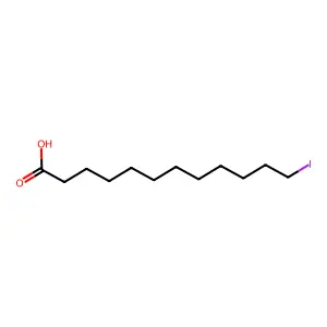 12-Iodododecanoic acid structure