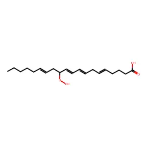 (12S)-12-hydroperoxyicosa-5,8,10,14-tetraenoic acid structure