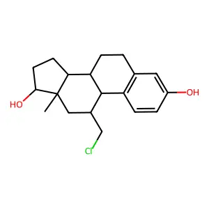 11beta-Chloromethylestradiol structure