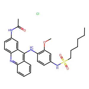 Compound C28H33ClN4O4S structure