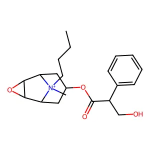 Butylscopolamine structure
