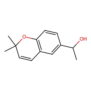 1-(2,2-dimethylchromen-6-yl)ethanol structure