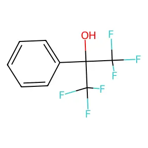 alpha,alpha-Bis(trifluoromethyl)benzyl alcohol structure