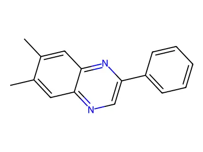 6,7-Dimethyl-2-phenylquinoxaline structure
