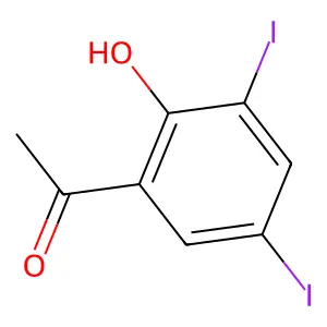1-(2-Hydroxy-3,5-diiodophenyl)ethan-1-one structure