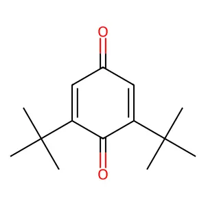 2,6-ditert-butylcyclohexa-2,5-diene-1,4-dione structure