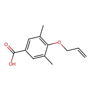 Compound C12H14O3 structure
