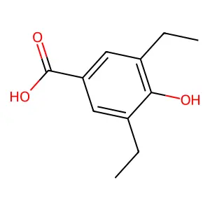 3,5-Diethyl-4-hydroxybenzoic acid structure