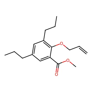 Methyl 2-allyloxy-3,5-dipropylbenzoate structure
