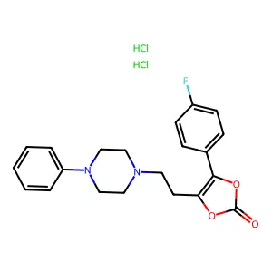 Compound C21H23Cl2FN2O3 structure