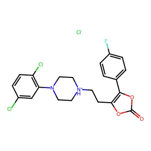 Compound C21H20Cl3FN2O3 structure