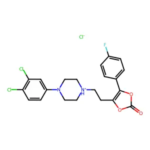 Compound C21H20Cl3FN2O3 structure