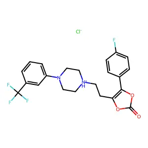 Compound C22H21ClF4N2O3 structure