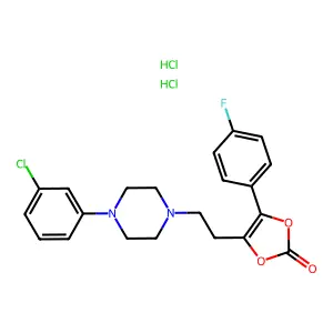 Compound C21H22Cl3FN2O3 structure