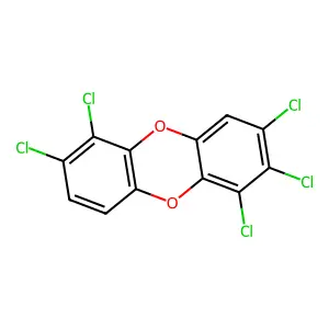 1,2,3,6,7-Pentachlorodibenzo-p-dioxin structure