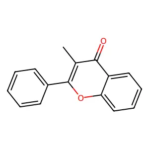 3-methyl-2-phenylchromen-4-one structure