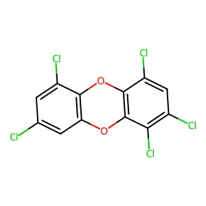 1,2,4,6,8-Pentachlorodibenzo-p-dioxin structure