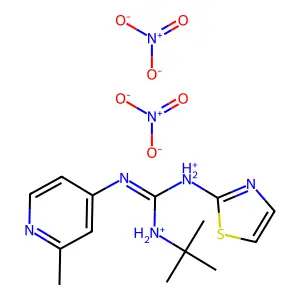 Compound C14H21N7O6S structure