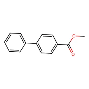 Methyl 4-biphenylcarboxylate structure