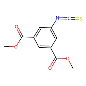 1,3-Benzenedicarboxylic acid, 5-isothiocyanato-, dimethyl ester structure