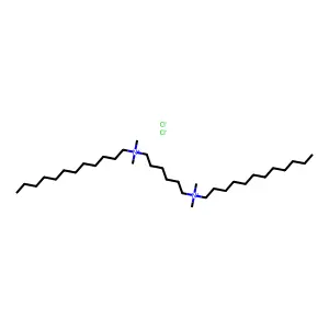 dodecyl-[6-[dodecyl(dimethyl)azaniumyl]hexyl]-dimethylazanium dichloride structure